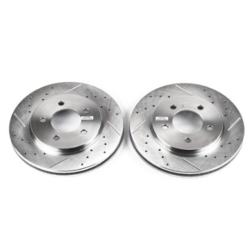 Picture of Power Stop 2000 Chrysler Grand Voyager Front Evolution Drilled & Slotted Rotors - Pair