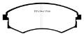 Picture of EBC 92-95 Hyundai Elantra 1-6 Redstuff Front Brake Pads