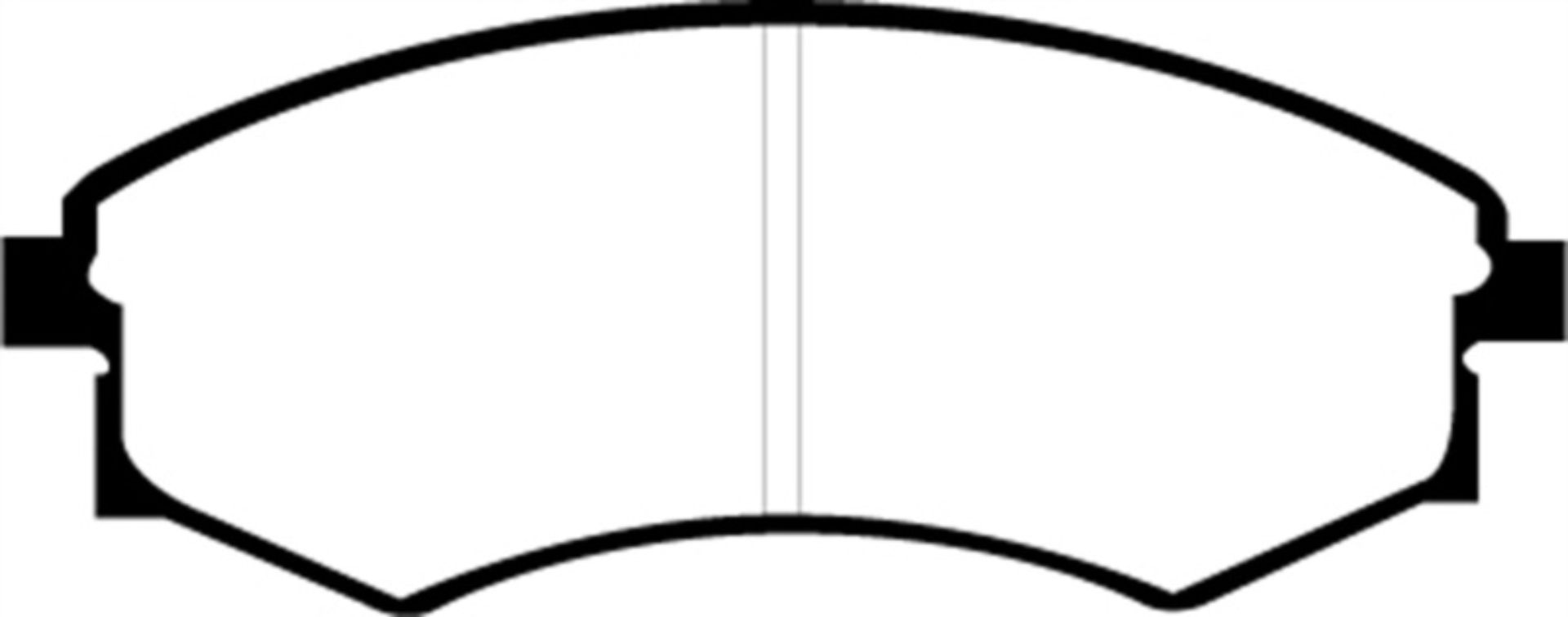 Picture of EBC 92-95 Hyundai Elantra 1-6 Ultimax2 Front Brake Pads