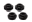 Picture of Energy Suspension Ford Strut Arm Bushing Set - Black