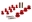 Picture of Energy Suspension Rear Spring And Shackle Bushing - Red