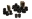 Picture of Energy Suspension Rear Spring Bushing Set - Black