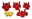 Picture of Energy Suspension Dodge Front Control Arm Bearing Set - Red