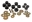 Picture of Energy Suspension D100-300 2&4Wd Body Mounts - Black