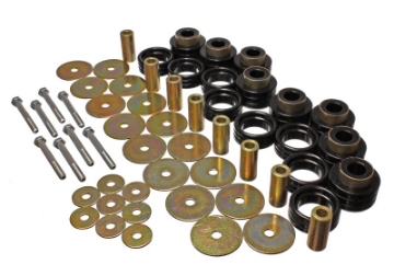 Picture of Energy Suspension Body Mount Set Inc- Hardware - Black