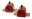 Picture of Energy Suspension 7-8in Rear Sway Bar Bushing Set - Red
