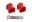 Picture of Energy Suspension Nis 20Mm Front Stab Bushing Set - Red