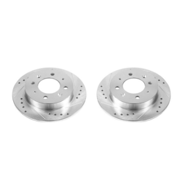 Picture of Power Stop 04-09 Kia Spectra Rear Evolution Drilled & Slotted Rotors - Pair