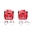 Picture of Power Stop 01-06 Acura MDX Rear Red Calipers w-Brackets - Pair