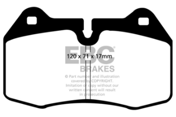 Picture of EBC 92-95 Nissan Skyline R32 2-6 Twin Turbo GT-R V-Spec Ultimax2 Front Brake Pads