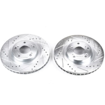 Picture of Power Stop 13-15 Acura ILX Front Evolution Drilled & Slotted Rotors - Pair