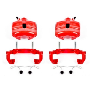 Picture of Power Stop 08-09 Audi TT Front Red Calipers w-Brackets - Pair