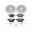 Picture of Power Stop 06-11 Saab 9-3 Front Euro-Stop Brake Kit