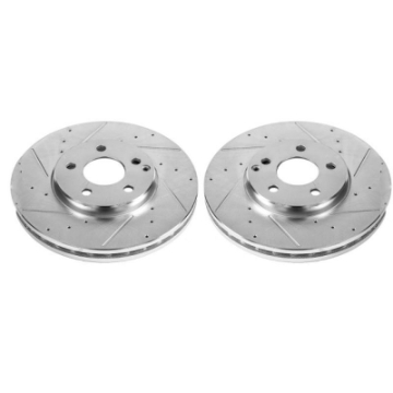 Picture of Power Stop 04-05 Mercedes-Benz E320 Front Evolution Drilled & Slotted Rotors - Pair