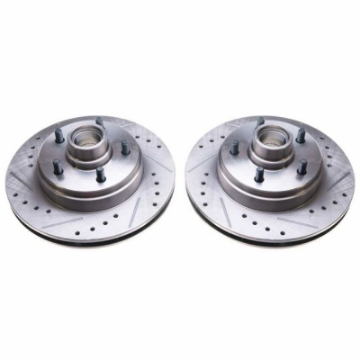 Picture of Power Stop 86-89 Buick Electra Front Evolution Drilled & Slotted Rotors - Pair