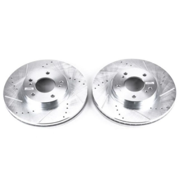 Picture of Power Stop 97-01 Infiniti Q45 Front Evolution Drilled & Slotted Rotors - Pair