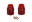 Picture of Energy Suspension 3-1-8in Bump Stop Set - Red