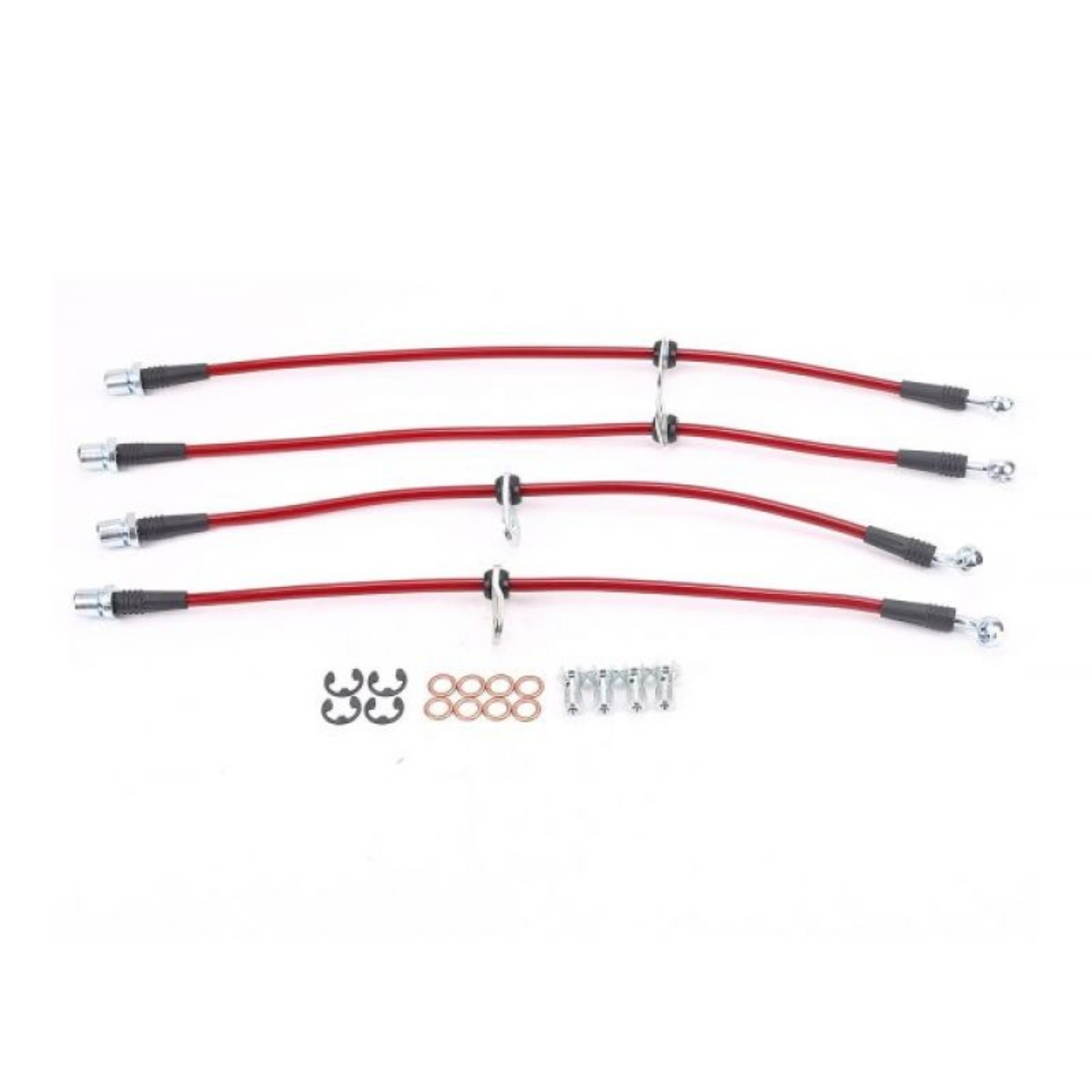 Picture of Power Stop 08-13 Subaru Impreza Front & Rear SS Braided Brake Hose Kit