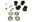 Picture of Whiteline Plus Mitsubishi 5-91-4-00 Montero-Pajero-Shogun Front Upper Inner Control Arm Bushing Kit