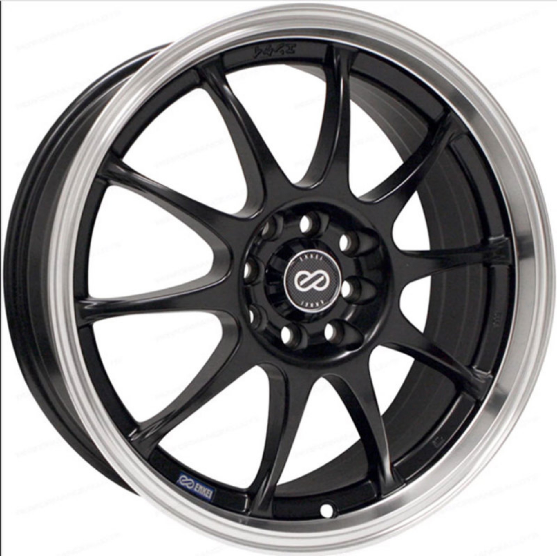 Picture of Enkei J10 15x6-5 5x100-114-3 38mm Offset 72-62mm Bore Dia Matte Black w- Machined Lip Wheel