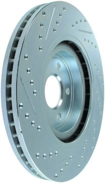 Picture of StopTech Select Sport Nissan Slotted and Drilled Front Left Rotor