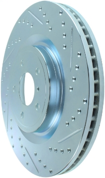 Picture of StopTech Select Sport Nissan Slotted and Drilled Front Left Rotor