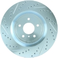 Picture of StopTech Select Sport Sport Nissan Slotted and Drilled Front Right Rotor