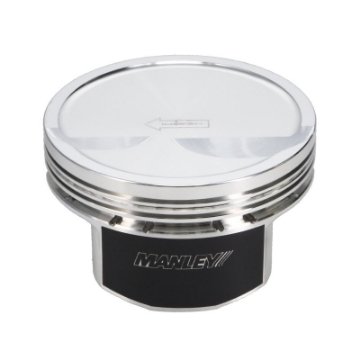 Picture of Manley Small Block Chevrolet LS Series -10cc Dish 4-070in Piston Set