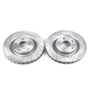 Picture of Power Stop 05-07 Cadillac XLR Front Evolution Drilled & Slotted Rotors - Pair