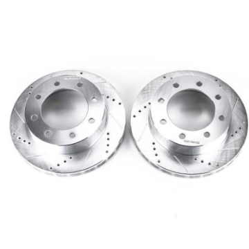 Picture of Power Stop 1999 Ford F-250 Super Duty Front Evolution Drilled & Slotted Rotors - Pair