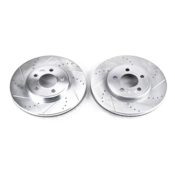 Picture of Power Stop 03-11 Ford Crown Victoria Front Evolution Drilled & Slotted Rotors - Pair