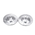 Picture of Power Stop 03-11 Saab 9-3 Front Evolution Drilled & Slotted Rotors - Pair