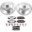 Picture of Power Stop 11-19 Nissan Leaf Rear Z26 Street Warrior Brake Kit
