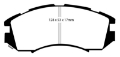 Picture of EBC 92-96 Subaru Impreza 1-8 2WD 13in Wheels Redstuff Front Brake Pads