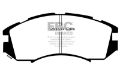 Picture of EBC 92-96 Subaru Impreza 1-8 2WD 13in Wheels Redstuff Front Brake Pads