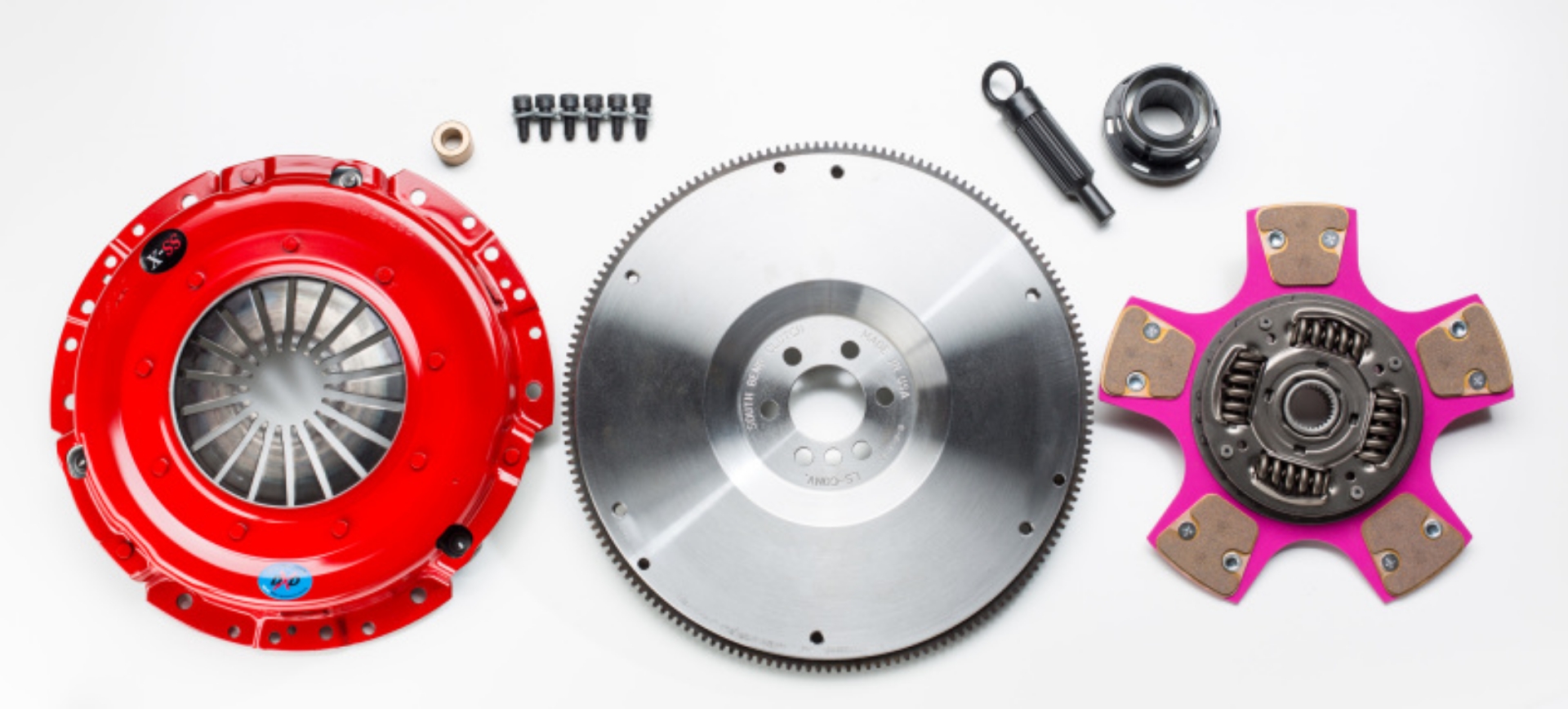 Picture of South Bend - DXD Racing Clutch 98-02 Chevy Camaro LS1 5-7L Stg 4 Extreme Clutch Kit w- FW