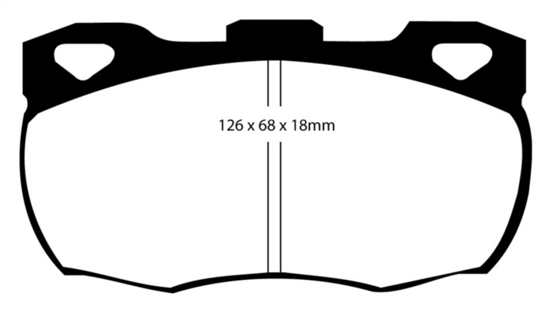 Picture of EBC 92-97 Land Rover Defender Yellowstuff Front Brake Pads
