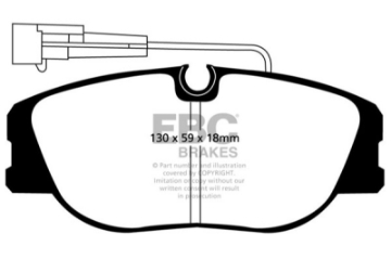 Picture of EBC 92-98 Alfa Romeo 155 2-0 Turbo Yellowstuff Front Brake Pads