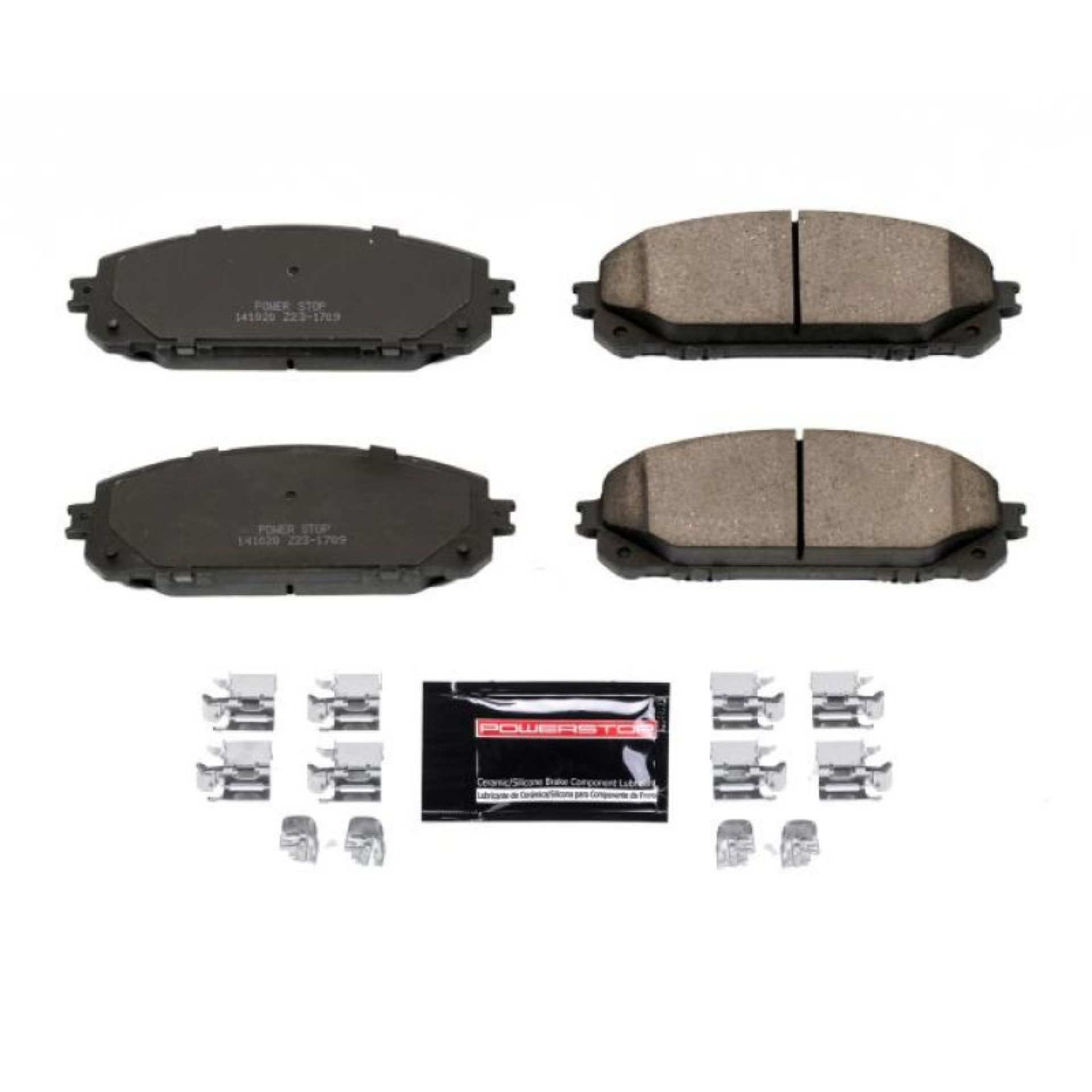 Picture of Power Stop 14-15 Jeep Cherokee Front Z23 Evolution Sport Brake Pads w-Hardware