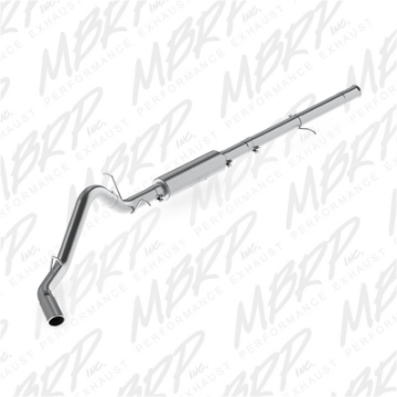 Picture of MBRP 2014 Chevy-GMC 1500 Silverado-Sierra 6-2L V8 Aluminum 3-5in C-B Single Side Exit Exhaust