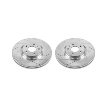 Picture of Power Stop 13-19 Ford Fusion Front Evolution Drilled & Slotted Rotors - Pair