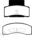 Picture of EBC 92-99 Chevrolet C30 DRW Ultimax2 Front Brake Pads