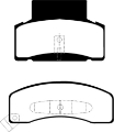 Picture of EBC 92-99 Chevrolet C30 DRW Yellowstuff Front Brake Pads