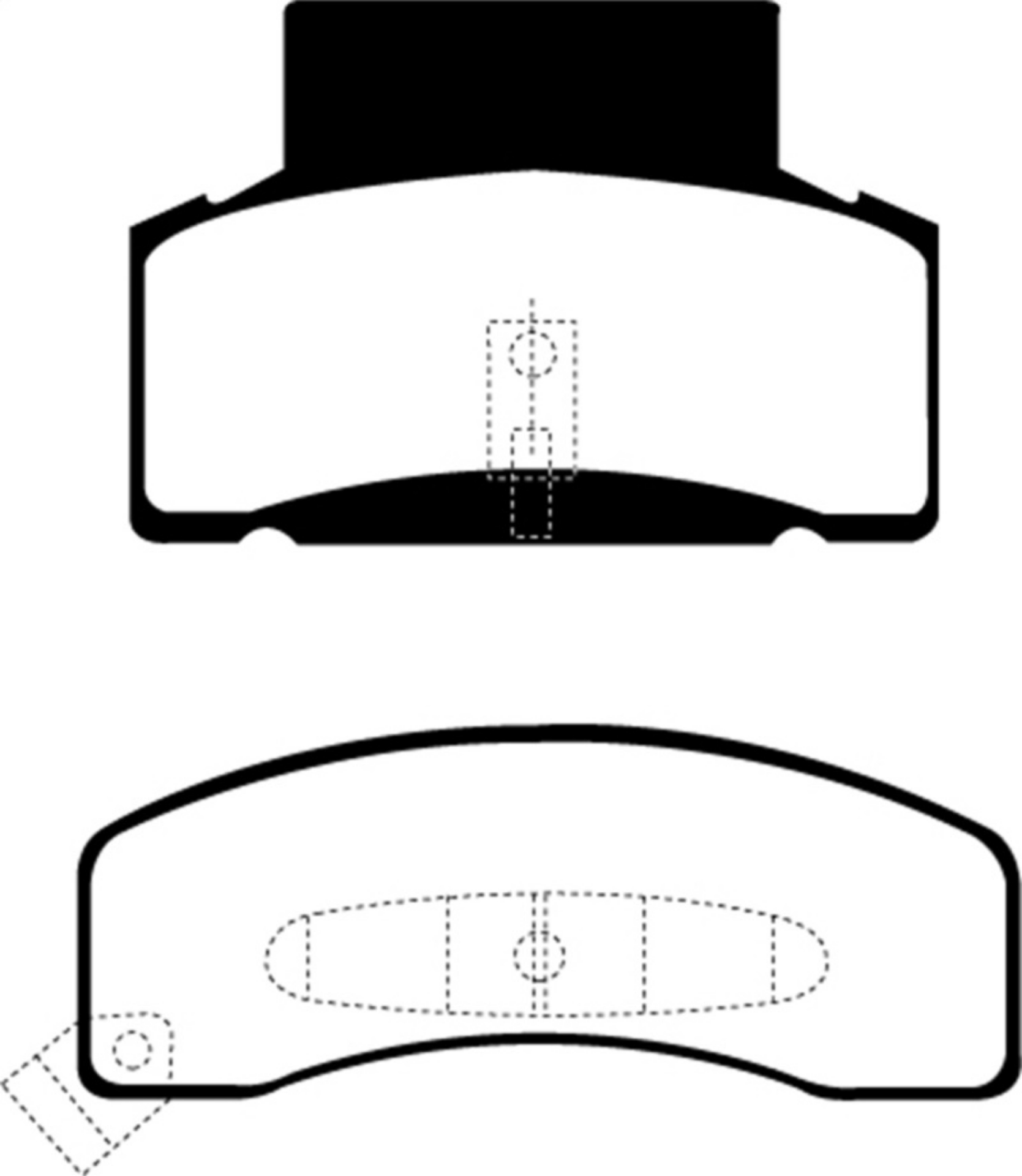 Picture of EBC 92-99 Chevrolet C30 DRW Yellowstuff Front Brake Pads