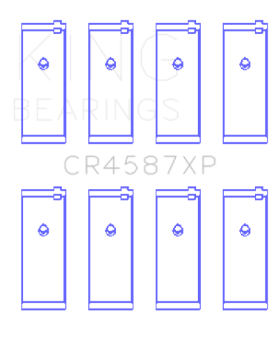 Picture of King Engine Bearings Nissan SR20DET GTiR FWD 16V Performance Rod Bearing Set - Size STD