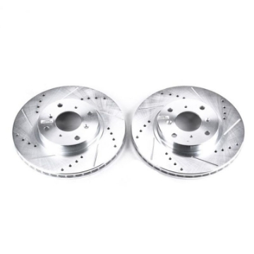 Picture of Power Stop 93-96 Honda Prelude Front Evolution Drilled & Slotted Rotors - Pair