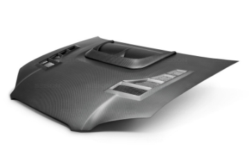 Picture of Seibon 04-05 Subaru WRX-STi CW-Style Dry Carbon Fiber Hood