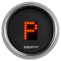 Picture of Autometer Automatic Transmission PRNDL Black Dial Flat Lens Bright Super Bezel Gauge
