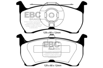 Picture of EBC 93-00 Aston Martin Virage 5-3 PBR Caliper Redstuff Rear Brake Pads