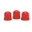 Picture of Autometer Red Light Bulb Boots Pack of 3